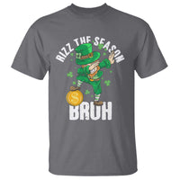 Funny St Patrick's Day Rizz The Season Bruh T Shirt Leprechaun Shamrock