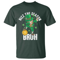 Funny St Patrick's Day Rizz The Season Bruh T Shirt Leprechaun Shamrock