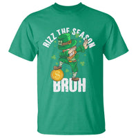 Funny St Patrick's Day Rizz The Season Bruh T Shirt Leprechaun Shamrock