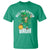 Funny St Patrick's Day Rizz The Season Bruh T Shirt Leprechaun Shamrock