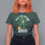 Funny St Patrick's Day Rizz The Season Bruh T Shirt For Women Leprechaun Shamrock