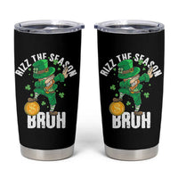 Funny St Patrick's Day Rizz The Season Bruh Tumbler Cup Leprechaun Shamrock
