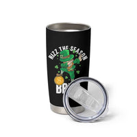 Funny St Patrick's Day Rizz The Season Bruh Tumbler Cup Leprechaun Shamrock