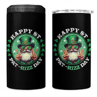 Happy St Pat Rizz Day 4 in 1 Can Cooler Tumbler Leprechaun St Patrick's Day Shamrock