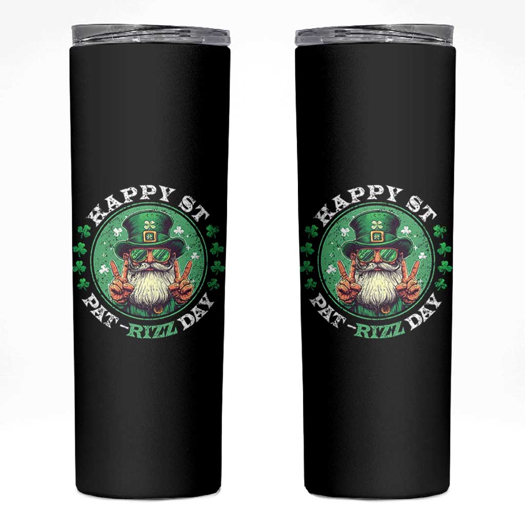Happy St Pat Rizz Day Skinny Tumbler Leprechaun St Patrick's Day Shamrock