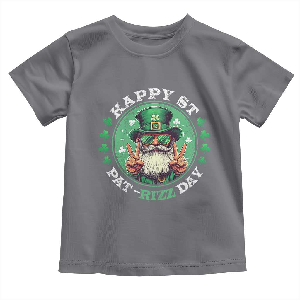 Happy St Pat Rizz Day Toddler T Shirt Leprechaun St Patrick's Day Shamrock