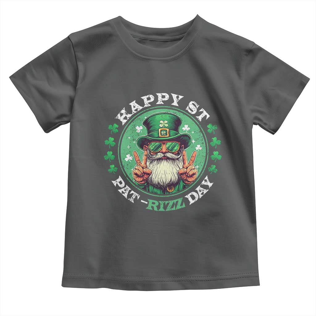 Happy St Pat Rizz Day Toddler T Shirt Leprechaun St Patrick's Day Shamrock