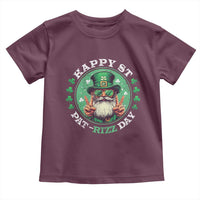 Happy St Pat Rizz Day Toddler T Shirt Leprechaun St Patrick's Day Shamrock