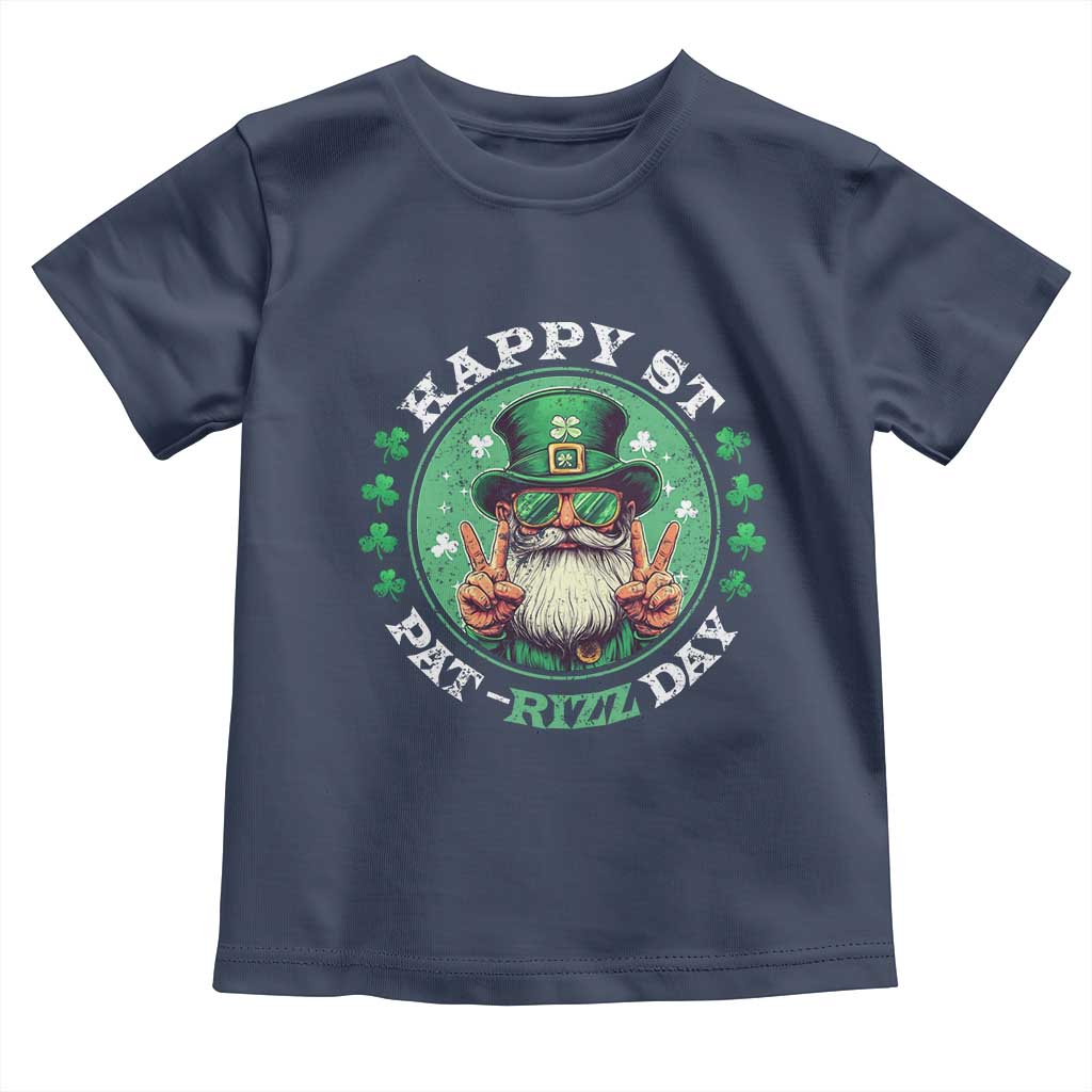 Happy St Pat Rizz Day Toddler T Shirt Leprechaun St Patrick's Day Shamrock