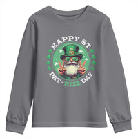 Happy St Pat Rizz Day Youth Sweatshirt Leprechaun St Patrick's Day Shamrock