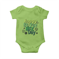 Funny Skibidi St Patrick's Day Baby Onesie Happy St Pat Rizz Day Shamrock