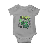 Funny Skibidi St Patrick's Day Baby Onesie Happy St Pat Rizz Day Shamrock