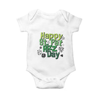 Funny Skibidi St Patrick's Day Baby Onesie Happy St Pat Rizz Day Shamrock