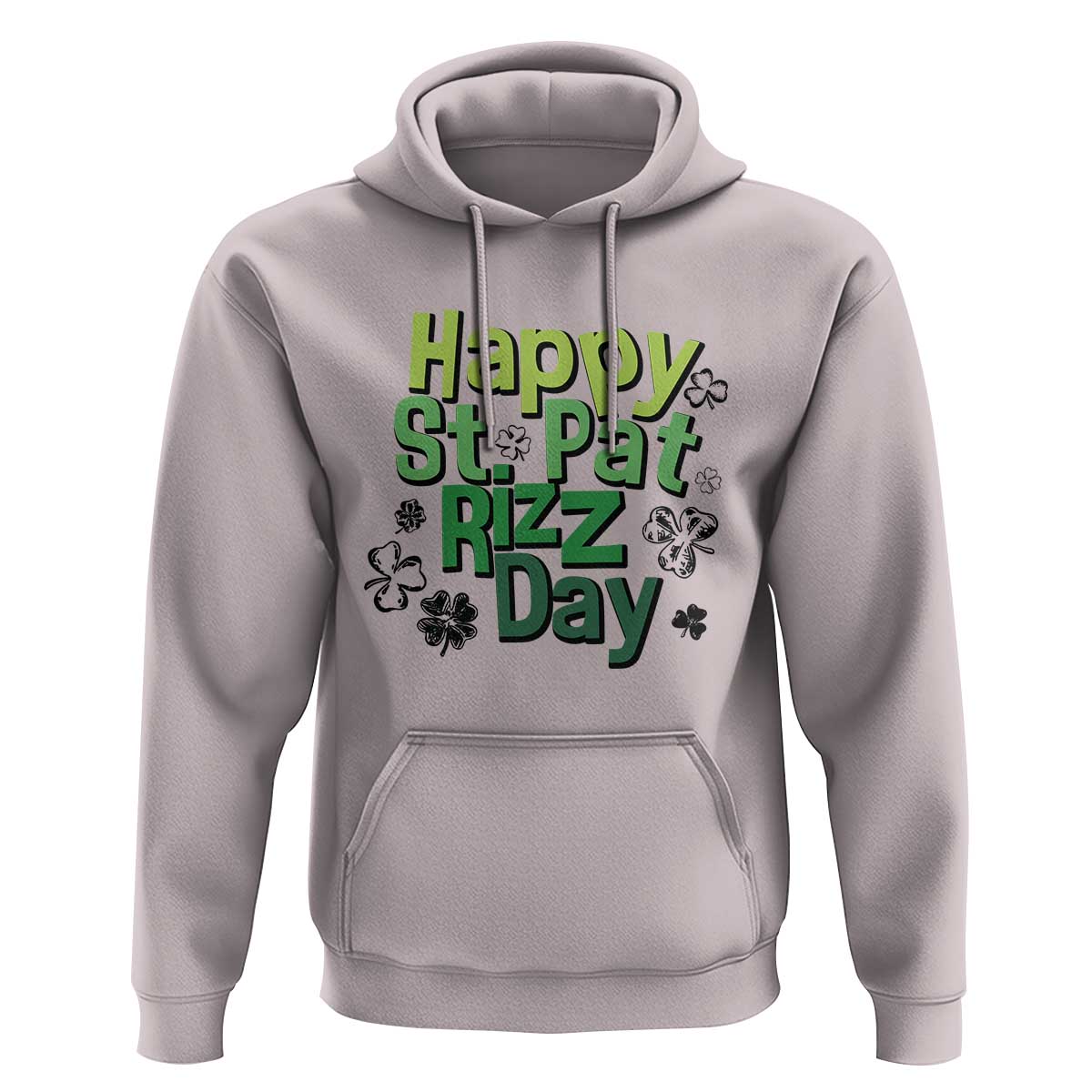 Funny Skibidi St Patrick's Day Hoodie Happy St Pat Rizz Day Shamrock