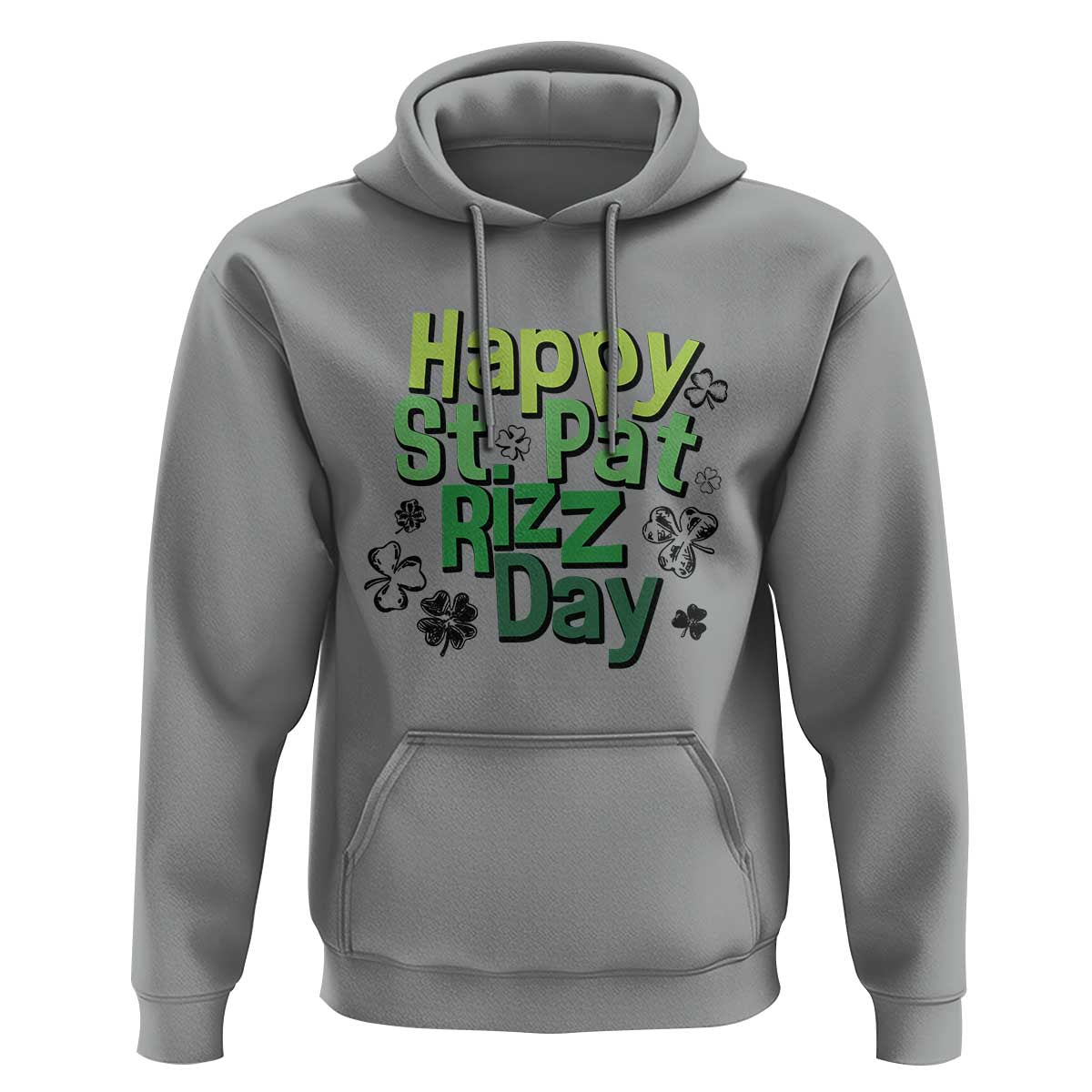 Funny Skibidi St Patrick's Day Hoodie Happy St Pat Rizz Day Shamrock