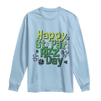 Funny Skibidi St Patrick's Day Long Sleeve Shirt Happy St Pat Rizz Day Shamrock
