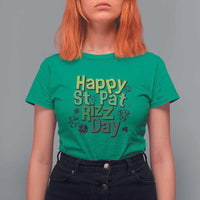 Funny Skibidi St Patrick's Day T Shirt For Women Happy St Pat Rizz Day Shamrock