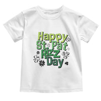 Funny Skibidi St Patrick's Day Toddler T Shirt Happy St Pat Rizz Day Shamrock