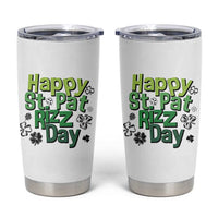 Funny Skibidi St Patrick's Day Tumbler Cup Happy St Pat Rizz Day Shamrock