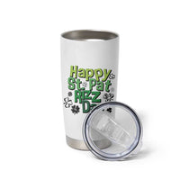 Funny Skibidi St Patrick's Day Tumbler Cup Happy St Pat Rizz Day Shamrock