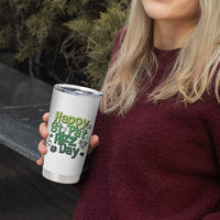 Funny Skibidi St Patrick's Day Tumbler Cup Happy St Pat Rizz Day Shamrock
