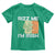 Funny St Patrick's Day Rizz Me I'm Irish Toddler T Shirt Shamrock Ireland Flag