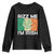 Funny St Patrick's Day Rizz Me I'm Irish Youth Sweatshirt Shamrock Ireland Flag