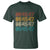 Funny Vintage 80s Style 86 45 47 Retro Stripes T Shirt