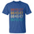 Funny Vintage 80s Style 86 45 47 Retro Stripes T Shirt
