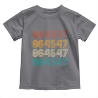 Funny Vintage 80s Style 86 45 47 Retro Stripes Toddler T Shirt
