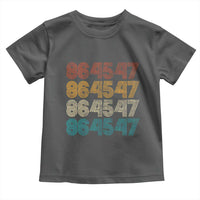 Funny Vintage 80s Style 86 45 47 Retro Stripes Toddler T Shirt
