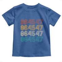 Funny Vintage 80s Style 86 45 47 Retro Stripes Toddler T Shirt
