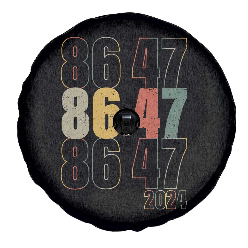 Funny Vintage 80s Style 86 47 2024 Retro Spare Tire Cover
