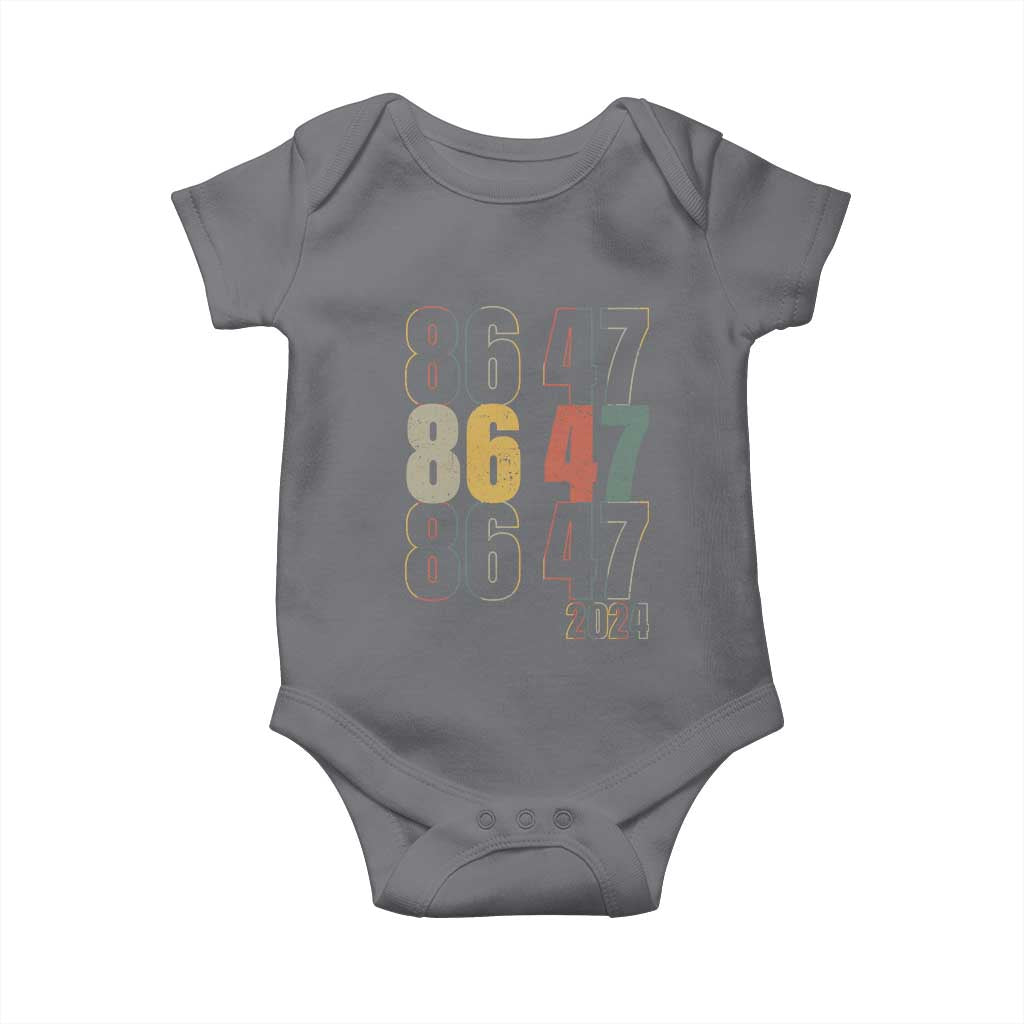 Funny Vintage 80s Style 86 47 2024 Retro Baby Onesie