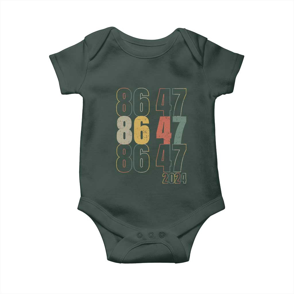 Funny Vintage 80s Style 86 47 2024 Retro Baby Onesie
