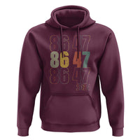 Funny Vintage 80s Style 86 47 2024 Retro Hoodie