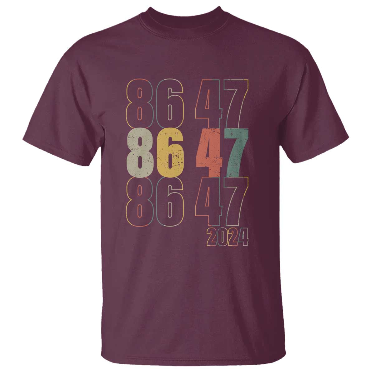 Funny Vintage 80s Style 86 47 2024 Retro T Shirt