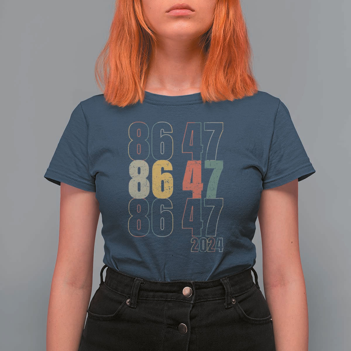 Funny Vintage 80s Style 86 47 2024 Retro T Shirt For Women