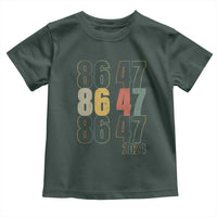 Funny Vintage 80s Style 86 47 2024 Retro Toddler T Shirt