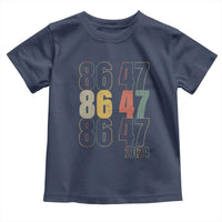 Funny Vintage 80s Style 86 47 2024 Retro Toddler T Shirt