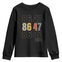 Funny Vintage 80s Style 86 47 2024 Retro Youth Sweatshirt