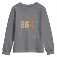 Funny Vintage 80s Style 86 47 2024 Retro Youth Sweatshirt
