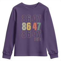 Funny Vintage 80s Style 86 47 2024 Retro Youth Sweatshirt
