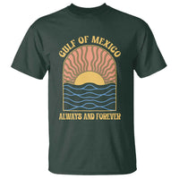 Gulf Of Mexico Always And Forever T Shirt Retro Beach Sunset