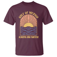 Gulf Of Mexico Always And Forever T Shirt Retro Beach Sunset
