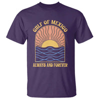 Gulf Of Mexico Always And Forever T Shirt Retro Beach Sunset