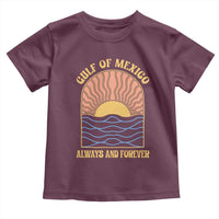 Gulf Of Mexico Always And Forever Toddler T Shirt Retro Beach Sunset