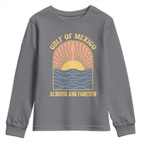 Gulf Of Mexico Always And Forever Youth Sweatshirt Retro Beach Sunset