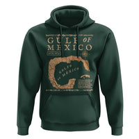 Gulf Of Mexico ESTD 1672 Hoodie Vintage Map