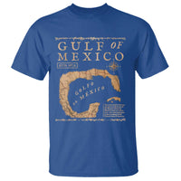 Gulf Of Mexico ESTD 1672 T Shirt Vintage Map